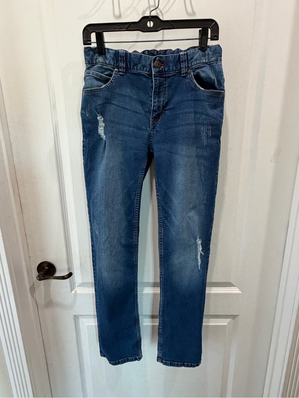 Tommy Hilfiger Dark Blue Kids Distressed Jeans